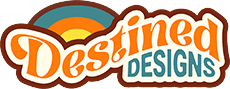 Destined design logo